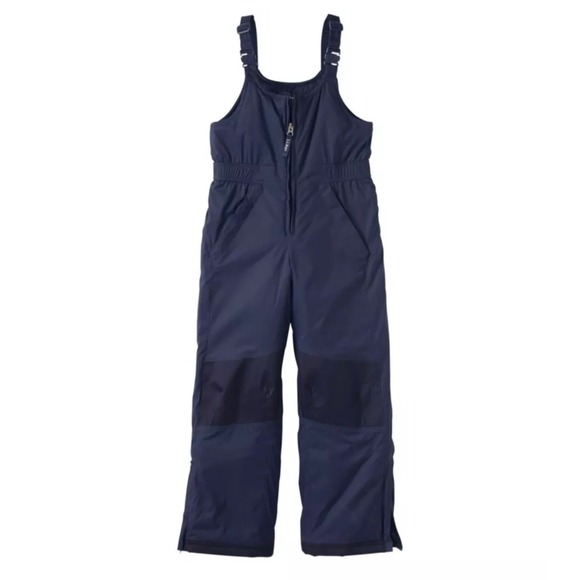 L.L. Bean Other - LL Bean Kids Navy Blue Cold Buster Bibs Ski Pants Sz 14 Reinforced Insulated
